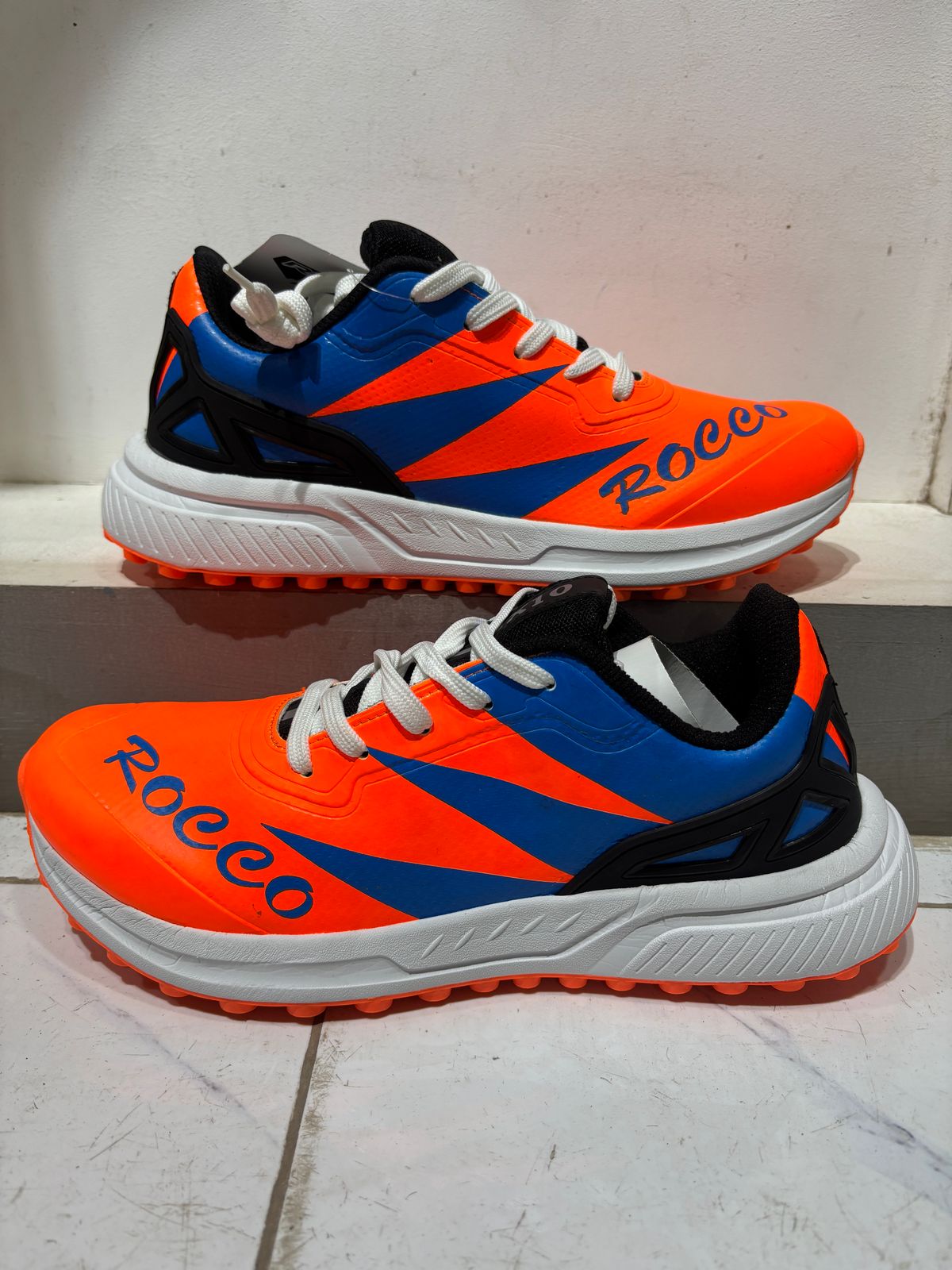 Rocco X50 Cricket Sports Shoes – Blue & Red