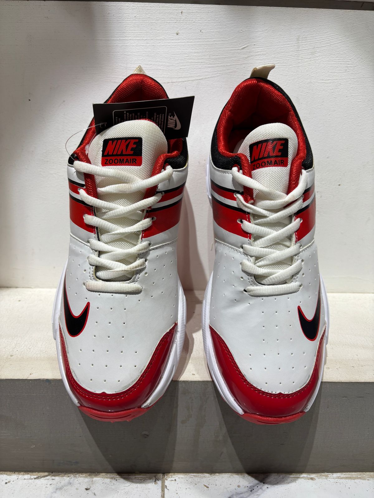 Nike Zoom Air 2nd Grade Cricket Shoes – Red & White