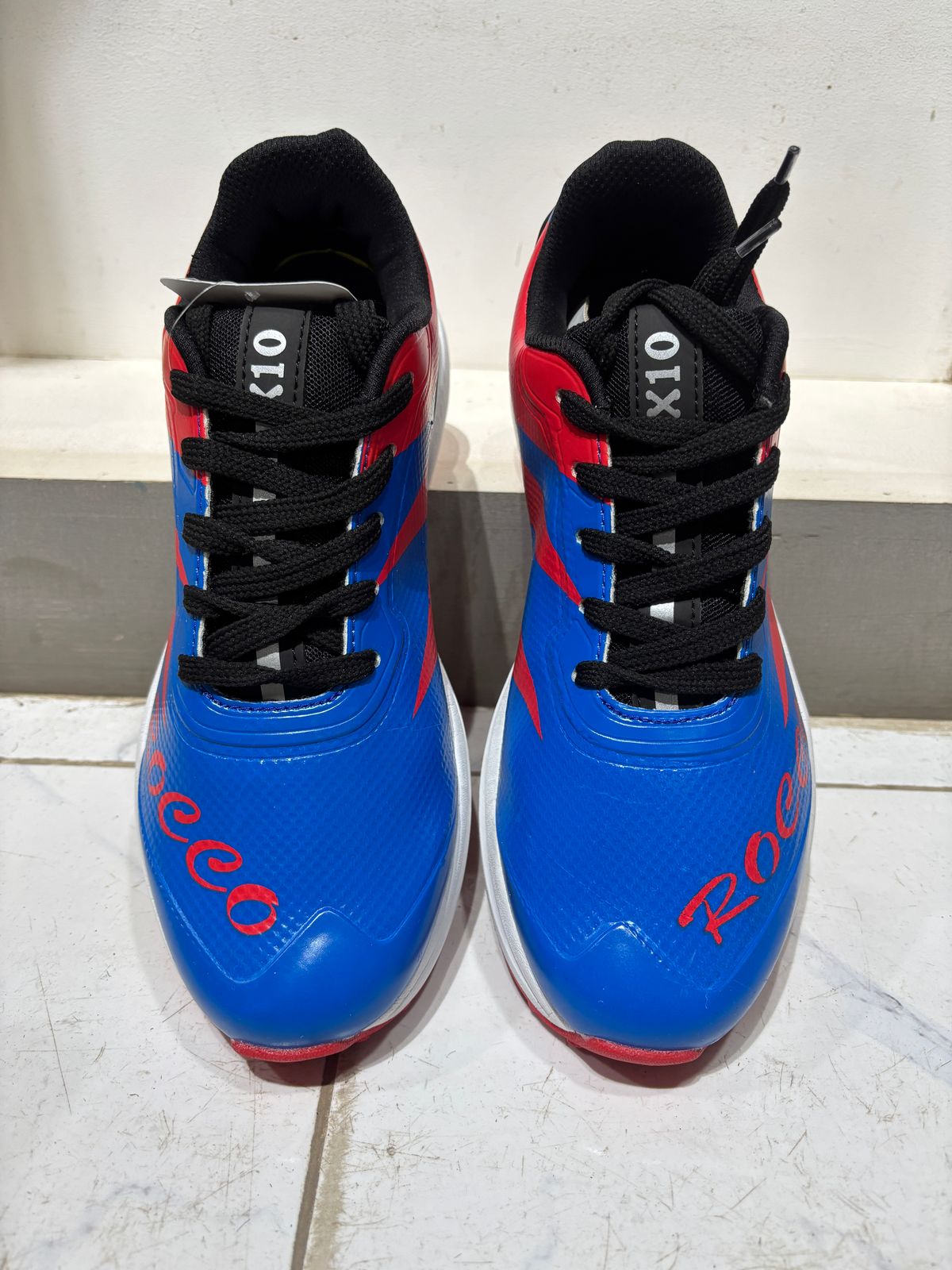 Rocco X50 Cricket Sports Shoes – Blue & Red